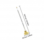 2 vnt. Vėliavos stiebo siurbtukas Pagrindas Automobilio laikiklis Universalus vėliavos stiebo laikiklis Sunkvežimiui RV Transporto priemonei Ne&scaron;iojamas Paradai ir Lauko ekspozicijai