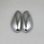 decoration rear view Rearview Side glass Mirror Cover trim frame lamp 2pcs For Peugeot 3008 / 4008 2016 2017 2018 sidabras