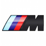 38mm 45mm 55mm 73mm 89mm 3D ABS Automobilio Sparno &Scaron;oninė Emblema Lipdukas BMW M M3 M5 F10 F30 F20 E28 E30 E34 E36 E39 E46 E91 38mm-1pcs matinė juoda spalva