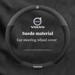 Kvėpuojanti ir neslystanti Volvo S60 V50 XC40 XC60 XC70 XC90 S40 S90 C30 V40 V60 V90 automobiliams Suede Odinė Vairo Apdangalas