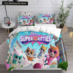 Anime Super Katytės Patalynės Komplektai Antklodė Antklodė Lovos Užtiesalas Užvalkalas Pagalvės Užvalkalas 2-3 Dalių Komplektai Vaikams Suaugusiems Namų Tekstilė AU Single(140x210cm)