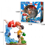 Ponyo ant skardžio figūrėlė Ponyo Sou Dangus Jūros arkliukas figūrėlė PVC statulėlė Anime veiksmo figūrėlė Modelis Lėlė Kolekcinis žaislas Gimtadienio dovana