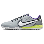 Nike Tiempo Legend 9 Academy Patogūs Kasdieniai Žemi TF (Guminiai smeigės) Neslystantys Patvarūs Lengvi Futbolo Batai Vyri&scaron;ki sportbačiai Pilki DA1191-017 38.5