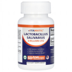 Vitamatic, Lactobacillus salivarius, 2 milijardai KSV, 60 DR kapsulių