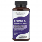 LifeSeasons, terapinis, Breathe-X&reg; su sviestmedžio ekstraktu, ypač stiprus, 120 daržovių kapsulių