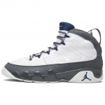 Jordan Air Jordan 9 Auk&scaron;takulniai Vintažiniai Krep&scaron;inio Batai Vyri&scaron;ki Pilki Balti 2026 HV4794-100 43