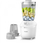 Blender mixeur - PHILIPS - HR2291/20 - S&eacute;rie 3000 avec hachoir - 600W - 2L - Blanc
