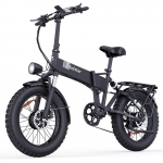 Elektrinis dviratis Ridstar H20 Pro 1000Wx2 variklis Sulankstomas elektrinis dviratis suaugusiems 48V 23AH LCD ekranas Didžiausias greitis 45Km/h 20 x4.0 padanga