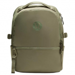 Lululemon Naujas Kuprinė 22L Logotipas Reguliuojamas Peties Dirželis Nailoninė Kuprinė Unisex Kuprinė Žalia LU9CLES-062214 Laurel Green/BALF