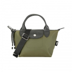 Longchamp Le Pliage Energy 17 Logotipas Spaudė Užtrauktukas Eco Nailonas Perdirbtas Poliamidas Drobė Koldūno Formos Krep&scaron;ys Mini Moteri&scaron;kos Pečių Krep&scaron;iai 1500HSR892 Basic Set (Bag)