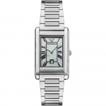 Emporio Armani Gino motininės perlamutro ciferblato nerūdijančio plieno sidabrinis moteri&scaron;kas kvarcinis laikrodis AR11664 perlamutro spalvos