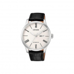 CITIZEN Klasikinis mechaninis judėjimas Karvės odos dirželis Laikrodis Vyri&scaron;ki laikrodžiai Baltas ciferblatas NH8350-08A White Dial white