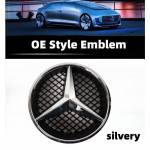Mercedes Benz W205 W212 W213 W204 ML W166 CLA C117 A W176 W177 C W204 E GLK X204 GLA GLC GLE GLS Priekinės grotelių emblema plok&scaron;čias veidrodis A-W176 2013-2018