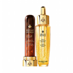 GUERLAIN Abeille Royale Odos Priežiūros Rinkinys, BEE LAB SHOT 7 Vnt.+SERUM HUILE-EN-EAD JEUNESSE VANDENS ALIEJUS SERUMAS 30ml