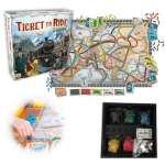 Ticket To Ride Europe Stalo žaidimas užburiantiems vakarams, kupiniems strategijos ir linksmybių