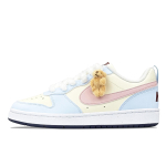 Nike Court Borough Abrasion Resistant Low top Skateboard Shoes Women's Blue Pink FV8120-141(Team1626-) 35.5 beige