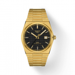 Tissot Nerūdijančio plieno juodas ciferblatas Vyri&scaron;kas madingas laikrodis T137.407.33.051.00 juoda