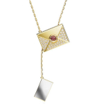 Swarovski Letra raidės formos kristalais inkrustuotas lydinio karoliai Moteri&scaron;ki karoliai Daugiaspalvis 5662873-156581 Box (Random Color),Silver