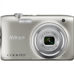Nikon COOLPIX A100 Skaitmeninis 5x optinis A100SL [Atnaujintas] Fotoaparatas, Priartinimas, 20,05 megapikselio, Sidabrinis, balta