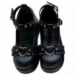 Moteri&scaron;ki batai su platforma Gothic Punk Batai Lolita Moteri&scaron;ki Plei&scaron;tai Stori kulniukai Mieli JK Retro Harajuku 35-43 plius dydis 35