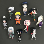 Naruto animacinis serialas, suvenyrai, akriliniai &scaron;aldytuvo magnetukai, lipdukai, Kawaii, kūrybi&scaron;ki interjero dekoravimo elementai, 20 vnt., linksmi, saugūs žaislai