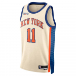 Nike NBA Swingman Jalen Brunson New York Knicks 2025-26 City Edition 11 Spalvų Blokų Apvalia Kaklo Rankovių Neturintis Greitai Džiūstantis Krep&scaron;inio Mar&scaron;kinėliai HM5989-123 2XL
