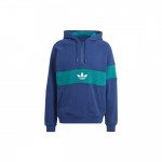 Adidas Originals Trefoil Hack Ny Cutline Hoody Su Spalvų Bloko Logotipo Spaudiniu Vyri&scaron;kas Hoody Tamsiai Mėlynas IP9486 XS blue