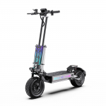 OOTD T90 juodas pilkas dviejų variklių galia 60V31.2AH baterija 13 colių visureigio padanga hidraulinis stabdys su akriline &scaron;viesos juosta miesto visureigio elektrinis paspirtukas Gray juoda