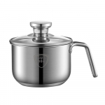 with Handle Saucepan Visible Lid Milk Warmer Pot Kitchen Utensils Sauce Pot Restaurant Cooking