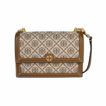 Tory Burch T Monogram Jacquard Audinio Odos Apdailos Pečių Krep&scaron;ys Mažas Moteri&scaron;kas Pečių Krep&scaron;ys Riekės Rudumo 135845-371 Basic Set (Bag+Dust Bag)
