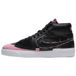 Nike Zoom Blazer Mid Edge SB Juodi Rožiniai Unisex Sportbačiai Balti Violetiniai-Nebula DA2189-002 40