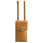 Tods Universali Laisvalaikio Odinė Telefono Rankinė Su Reguliuojamu Peties Dirželiu Moteri&scaron;kos Rankinės Ruda XAWTSAOV302RORS410 Basic Set (Bag+Dust Bag)