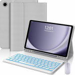 Suderinama su Samsung S10 Lite/FE plan&scaron;etiniu kompiuteriu: Apsauginis dėklas, Bluetooth klaviatūra, Magnetinis odinis dangtelis, Ra&scaron;iklio laikiklis. Samsung S10lite 10.9 inch X400/X406