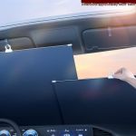 Automatinis i&scaron;traukiamas automobilio saulės skydelis - Vasaros kar&scaron;čio apsauga ir izoliacija