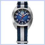 KENTEX Rankinis laikrodis - S798M-06 - Blue Impulse Classic Standard 30-mečio modelio laikrodis T-4 - Mėlynas gray
