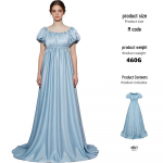 Bridgerton Viduramžių Retro Suknelė-Kamuolys Cosplay Suknelė Sceniniam Pasiruo&scaron;imui Adult M