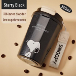 SNOOPY 360 ml termosinė kavos puodelis