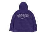 Auk&scaron;čiausios kokybės Nike Arc Velveto Striukė su gobtuvu Violetinė L blue