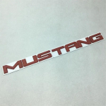 1 vnt. Metalinis Mustang automobilio kėbulo raidės lipdukas Galinės bagažinės lipdukas Dekoracija Mustang Shelby GT 350 15-18 I&scaron;orės aksesuarai