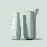 Mini skėtis kapsulė Skėtis saulėtas ir lietingas Dualuse nuo lietaus apsauga nuo saulės lauke keliaujantis ne&scaron;iojamas skėtis nuo saulės (green,iron&6K) žalia