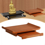 Budos lentyna Altorius saugojimui, Mandir Feng Shui &Scaron;ventykla Svetainės Dekoracija, Kinų Budistų Dark 38cmx25cm