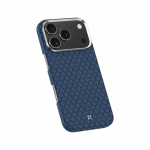 Originalus Benks Kevlar serijos dėklas, skirtas iphone 17 Pro Max, pintas aramidinių pluo&scaron;tų dėklas, skirtas iphone 17 pro dėklui Carbon Fiber&iPhone17 Pro mėlyna