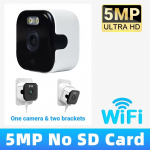 OKAM PRO APP Dvigubo objektyvo lango kamera 10MP HD 10x priartinimas 5G WiFi Belaidė kamera Dvigubas ap&scaron;vietimas Naktinis matymas Judesio aptikimas Dvipusis garsas Stebėjimo kamera Camera