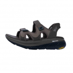 Skechers Max Cushioning Premier 2.0 Sandalai Madingi Patogūs Paprasti &Scaron;lepetės Vyri&scaron;ki Sandalai Ruda 229217DKTP 42.5 black