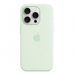 (&Scaron;velnus mėtų) Silikoninis dėklas iPhone 15 Pro Max Silikoninis dėklas su Magsafe Telefonui Apsauginis galinis dangtelis 6,7 colio - Sunshine