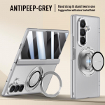 Matinis matinis dėklas, skirtas Samsung Galaxy Z Fold8 Ultra/Fold 8 Ultra, su 360 laipsnių besisukančiu magnetiniu laikikliu, rankenos dirželiu ir stiklo ekrano apsauga Galaxy Z Fold 8 Ultra