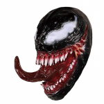 Nuodai Žmogus-voras Ker&scaron;ytojai Kaukė Latekso Galvos apdangalas Siaubo Rekvizitas Helovino &Scaron;ventė Cosplay Dekoracija Galvos papuo&scaron;alas Black venom