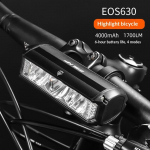 Dviračio žibintas 2000-8000 mAh Eos610 640 Dviračio žibintas Atsparus vandeniui žibintuvėlis USB įkrovimas Kalnų kelių dviračių lempa Dviračio žibintas 1700LM