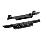 3D ABS Automobilio Priekinės Grotelių Emblema Ženklelis J158 Volkswagen Golf 8 MK8 Rline GTI GTD GTE Logotipui Polo