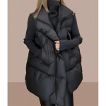 Moteri&scaron;kas didelio dydžio 6XL Parkas Liemenė Žieminė Moteri&scaron;ka Laisvalaikio Pūkinė Berankovė Striukė Korėjieti&scaron;ka Moteri&scaron;ka Pamink&scaron;tinta Liemenė Striukė L ruda